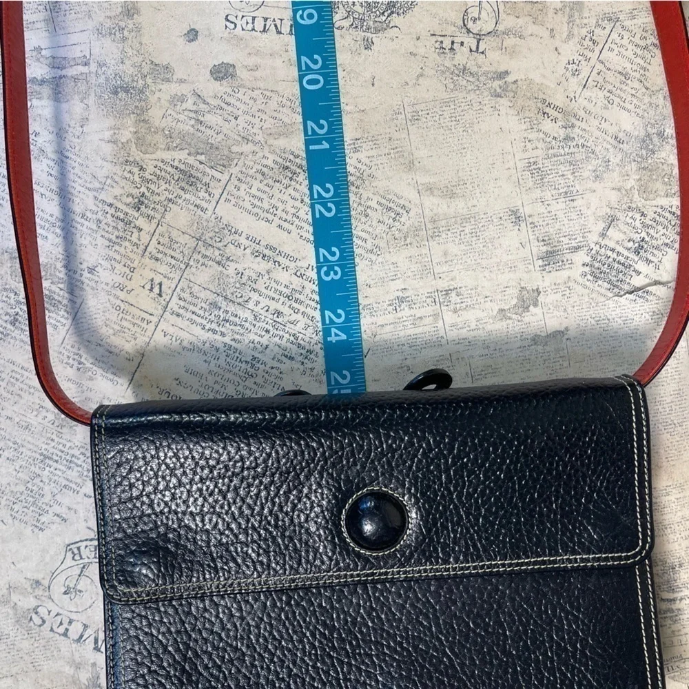 TUSK East West Leather Crossbody Wallet Organizer Bag Travel Purse